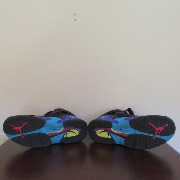 Air Jordan 8 Aqua 2007 Size 10 VNDS - Picture 6 of 6